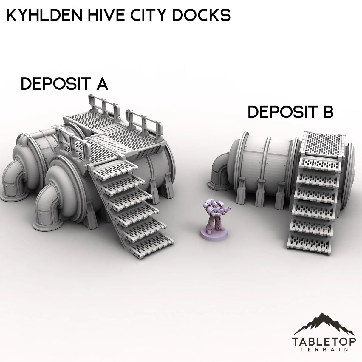 Kyhlden Hive City Docks – Tabletop Terrain