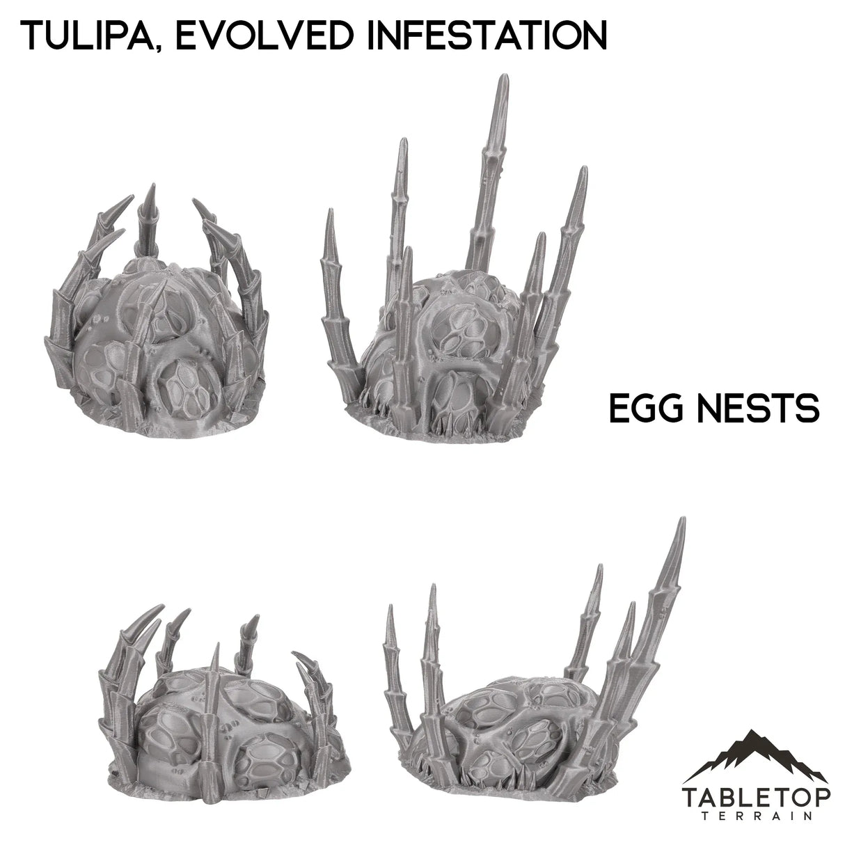 Tabletop Terrain Terrain 28/32mm / Egg Nests Tulipa, Evolved Infestation