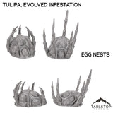 Tabletop Terrain Terrain 28/32mm / Egg Nests Tulipa, Evolved Infestation