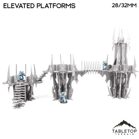 Tabletop Terrain Terrain 28/32mm / Elevated Platforms Arlengrad, Misty Star City