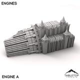 Tabletop Terrain Terrain 28/32mm / Engine A Engines - Abyssal Redeemer Crashed Flagship