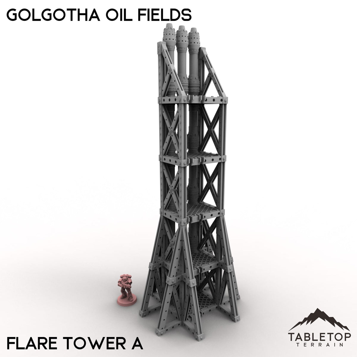 Tabletop Terrain Terrain 28/32mm / Flare Tower A Golgotha Oil Fields