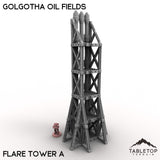 Tabletop Terrain Terrain 28/32mm / Flare Tower A Golgotha Oil Fields
