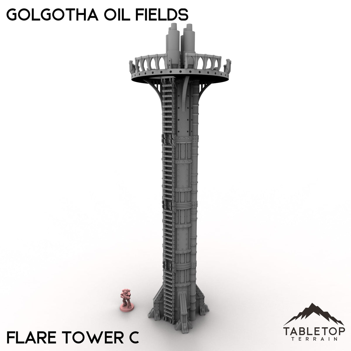 Tabletop Terrain Terrain 28/32mm / Flare Tower C Golgotha Oil Fields