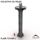 Tabletop Terrain Terrain 28/32mm / Flare Tower C Golgotha Oil Fields