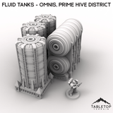 Tabletop Terrain Terrain 28/32mm / Fluid Tanks Omnis, Prime Hive District