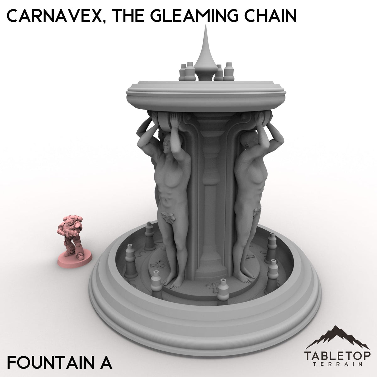Tabletop Terrain Terrain 28/32mm / Fountain A Carnavex, The Gleaming Chain