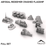 Tabletop Terrain Terrain 28/32mm / Full Set Abyssal Redeemer Crashed Flagship