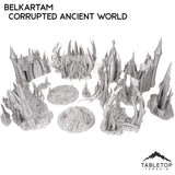 Tabletop Terrain Terrain 28/32mm / Full Set Belkartam, Corrupted Ancient World