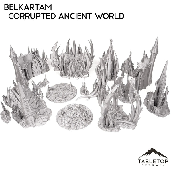 Tabletop Terrain Terrain 28/32mm / Full Set Belkartam, Corrupted Ancient World