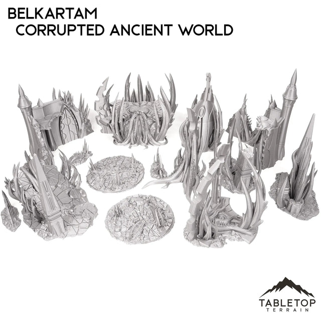 Tabletop Terrain Terrain 28/32mm / Full Set Belkartam, Corrupted Ancient World