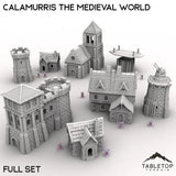 Tabletop Terrain Terrain 28/32mm / Full Set Calamurris the Medieval World