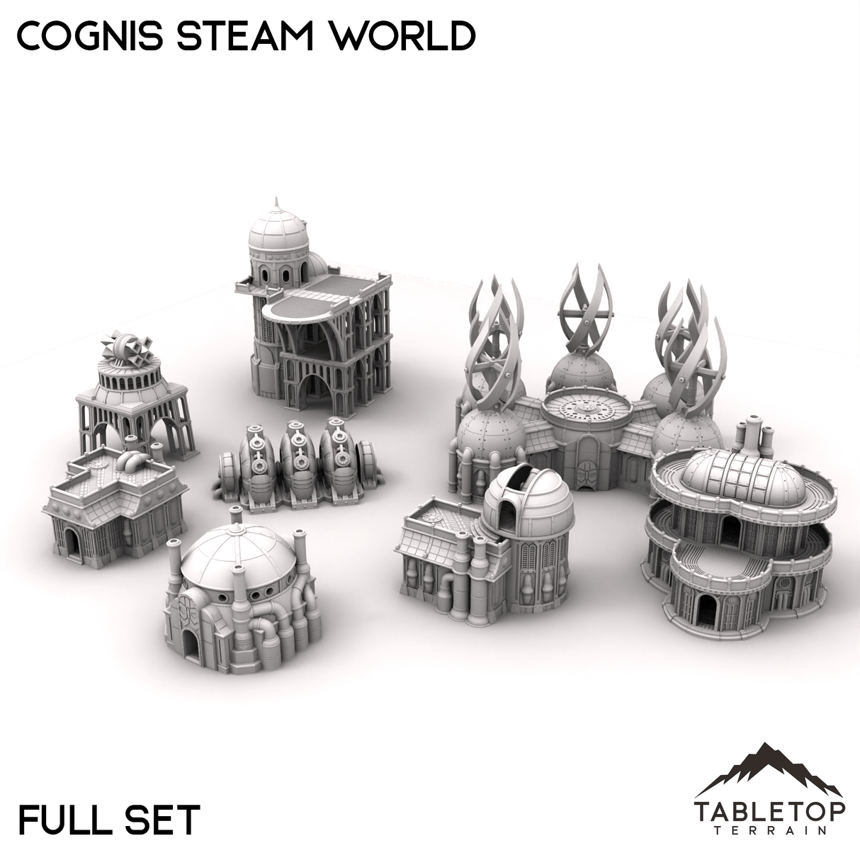 Tabletop Terrain Terrain 28/32mm / Full Set Cognis Steam World