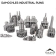 Tabletop Terrain Terrain 28/32mm / Full Set Damochles Industrial Ruins