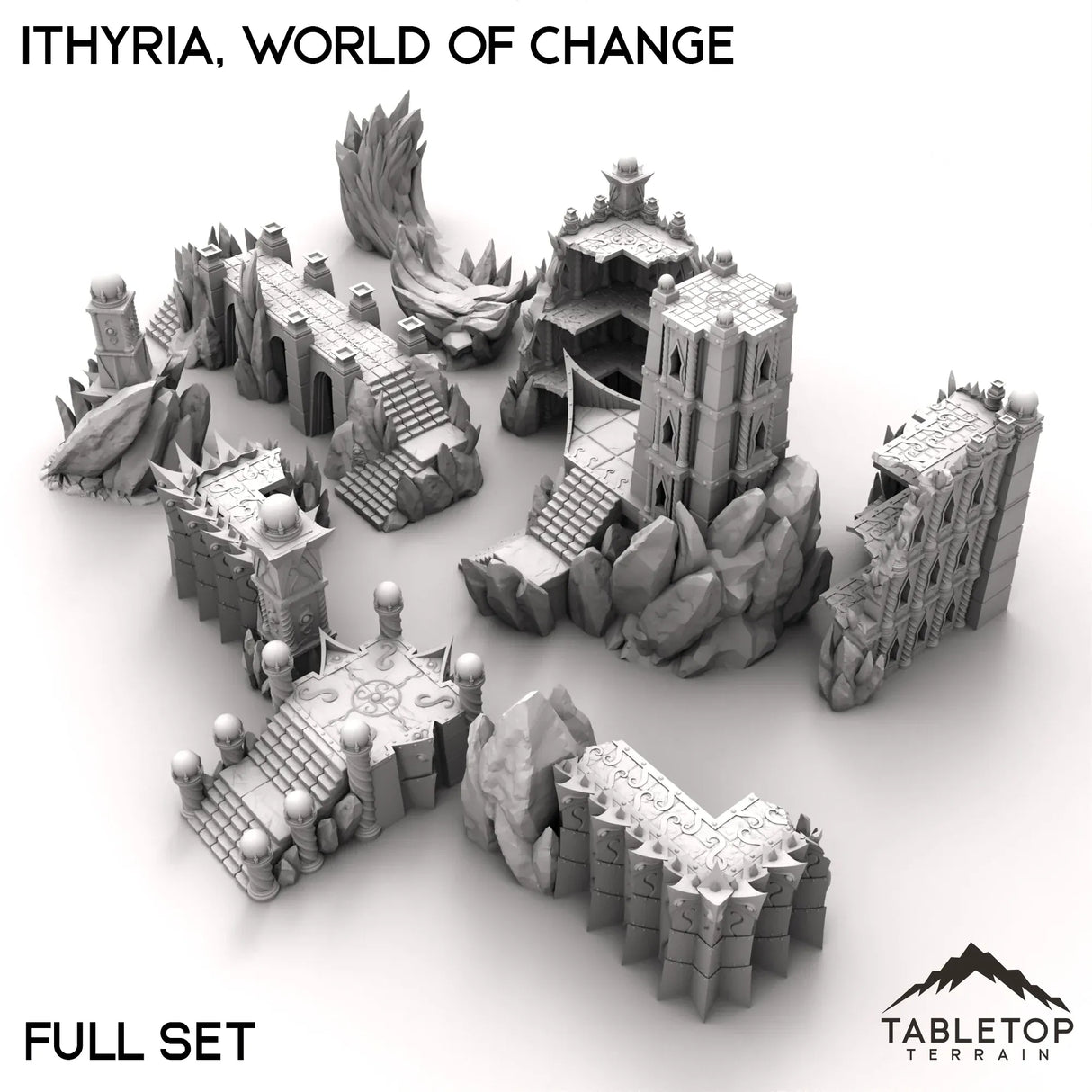 Tabletop Terrain Terrain 28/32mm / Full Set Ithyria, World of Change