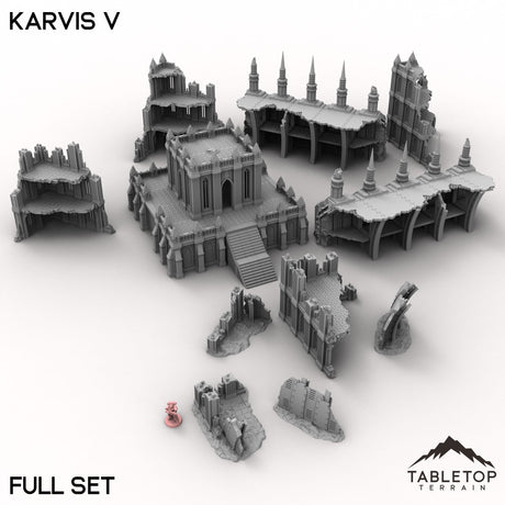 Tabletop Terrain Terrain 28/32mm / Full Set Karvis V