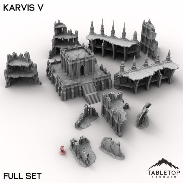 Tabletop Terrain Terrain 28/32mm / Full Set Karvis V