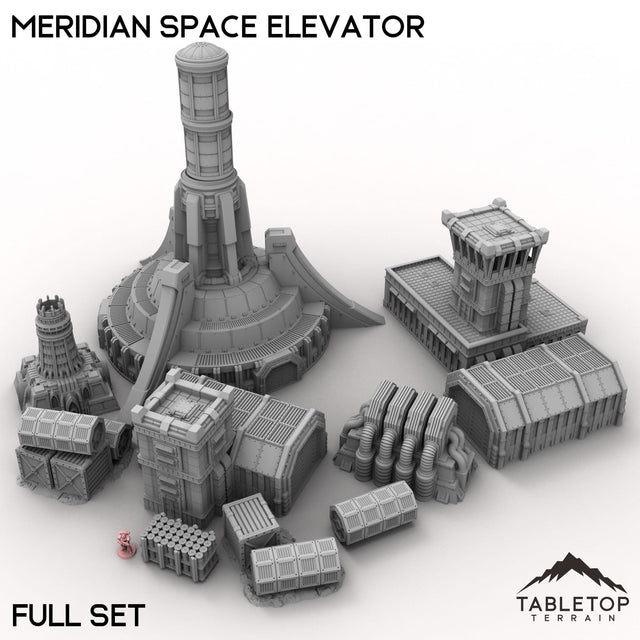 Tabletop Terrain Terrain 28/32mm / Full Set Meridian Space Elevator