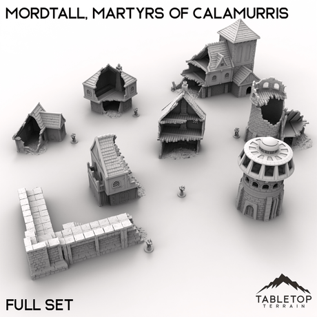 Tabletop Terrain Terrain 28/32mm / Full Set Mordtall, Martyrs of Calamurris