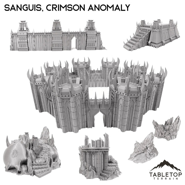 Tabletop Terrain Terrain 28/32mm / Full Set Sanguis, Crimson Anomaly