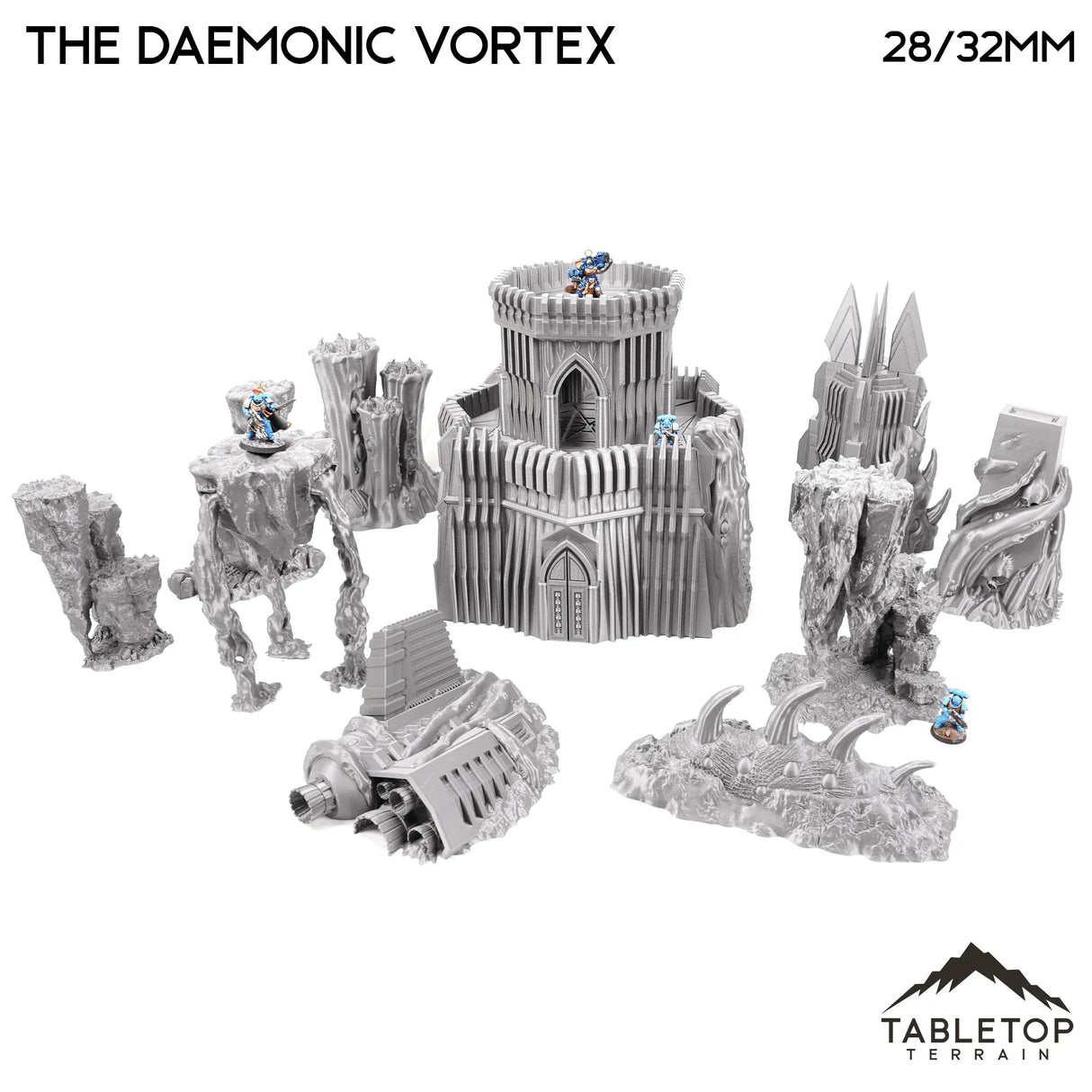 Tabletop Terrain Terrain 28/32mm / Full Set The Daemonic Vortex
