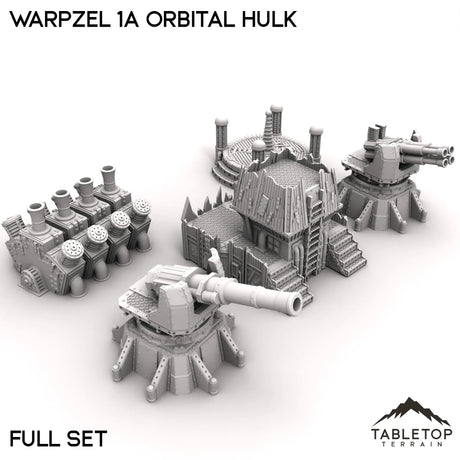 Tabletop Terrain Terrain 28/32mm / Full Set Warpzel 1A Orbital Hulk