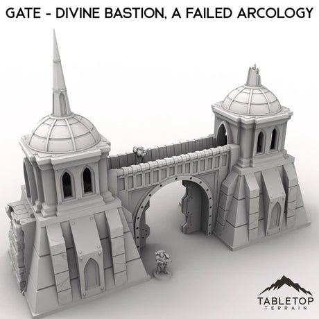 Tabletop Terrain Terrain 28/32mm / Gate Divine Bastion, a Failed Arcology