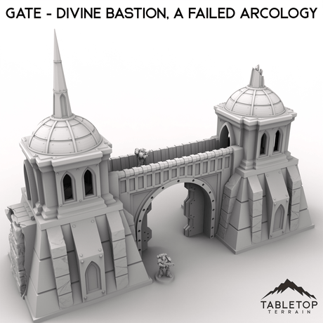 Tabletop Terrain Terrain 28/32mm / Gate Divine Bastion, a Failed Arcology