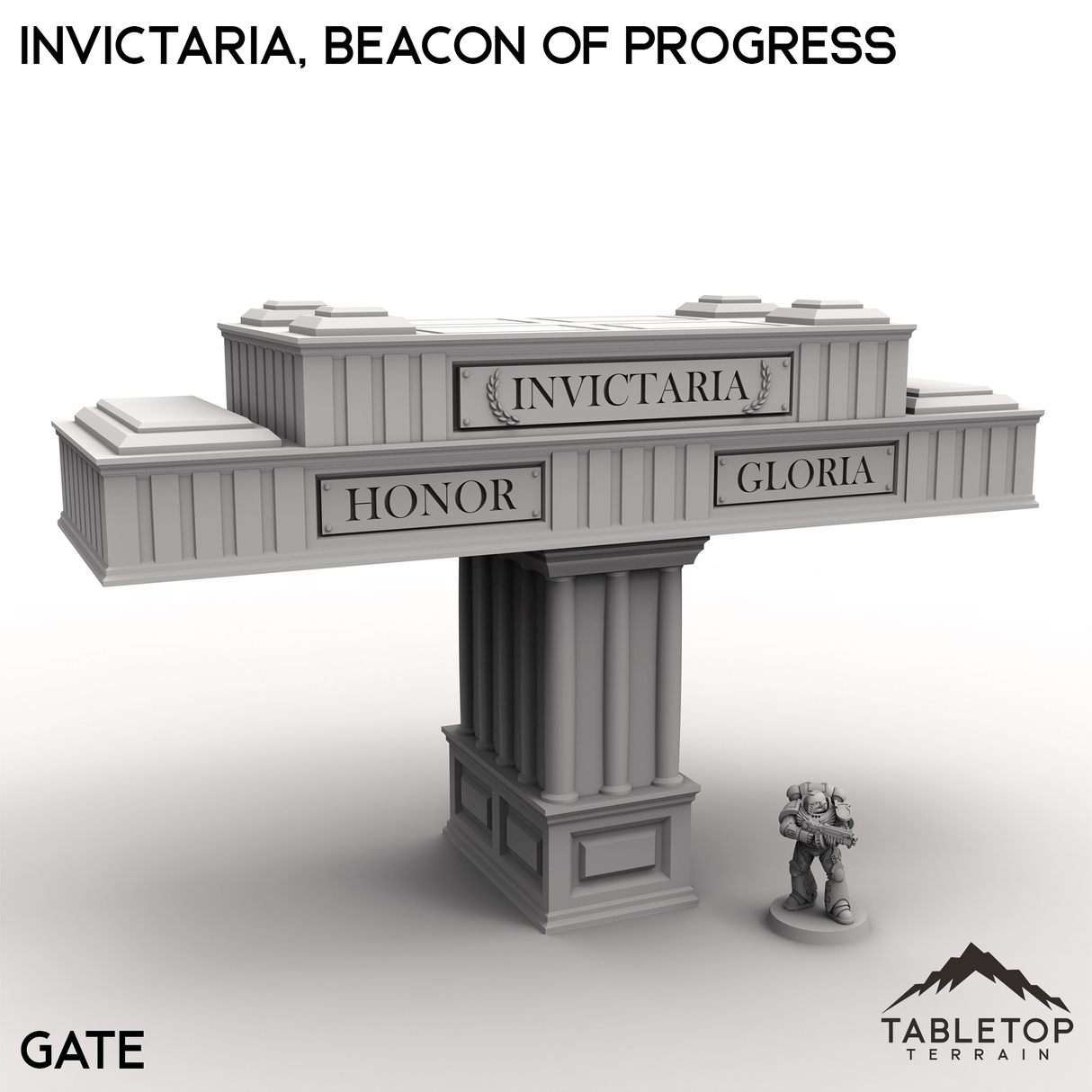 Tabletop Terrain Terrain 28/32mm / Gate Invictaria, Beacon of Progress