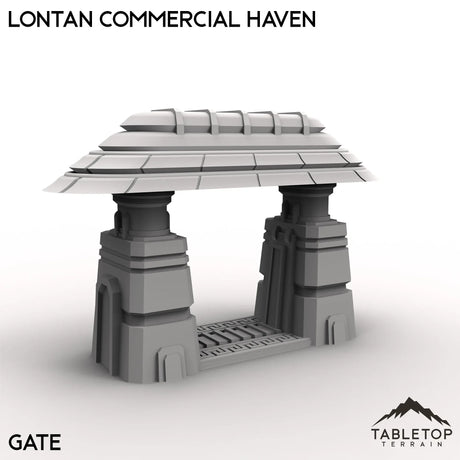 Tabletop Terrain Terrain 28/32mm / Gate Lontan Commercial Haven
