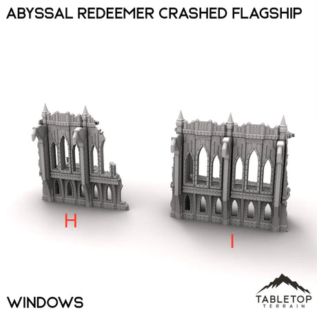 Tabletop Terrain Terrain 28/32mm / H: Windows A Abyssal Redeemer Crashed Flagship