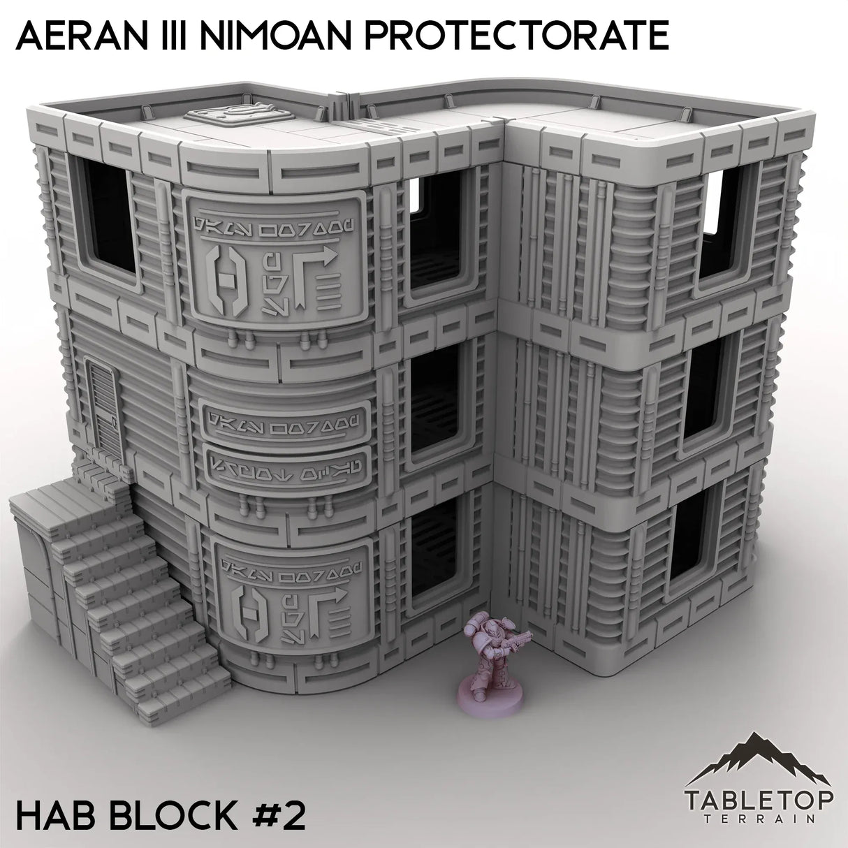 Tabletop Terrain Terrain 28/32mm / Hab Block 2 Aeran III Nimoan Protectorate