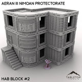 Tabletop Terrain Terrain 28/32mm / Hab Block 2 Aeran III Nimoan Protectorate