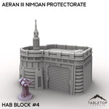 Tabletop Terrain Terrain 28/32mm / Hab Block 4 Aeran III Nimoan Protectorate