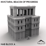 Tabletop Terrain Terrain 28/32mm / Hab Block A Invictaria, Beacon of Progress