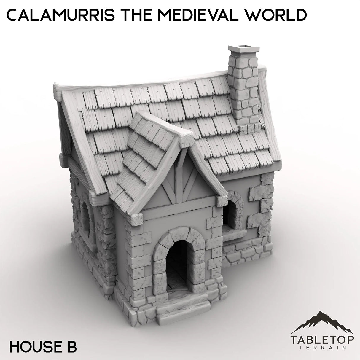 Tabletop Terrain Terrain 28/32mm / House B Calamurris the Medieval World