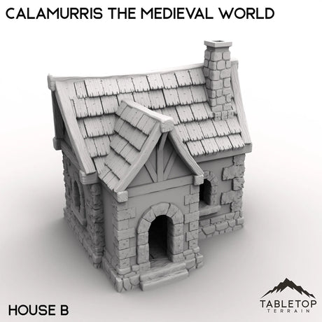 Tabletop Terrain Terrain 28/32mm / House B Calamurris the Medieval World