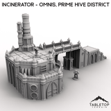 Tabletop Terrain Terrain 28/32mm / Incinerator Omnis, Prime Hive District