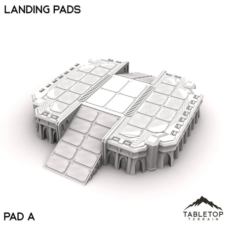 Tabletop Terrain Terrain 28/32mm / Landing Pad A Landing Pads - Phoebian V Airfield