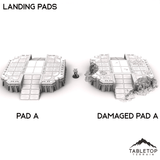 Tabletop Terrain Terrain 28/32mm / Landing Pad A Phoebian V Airfield