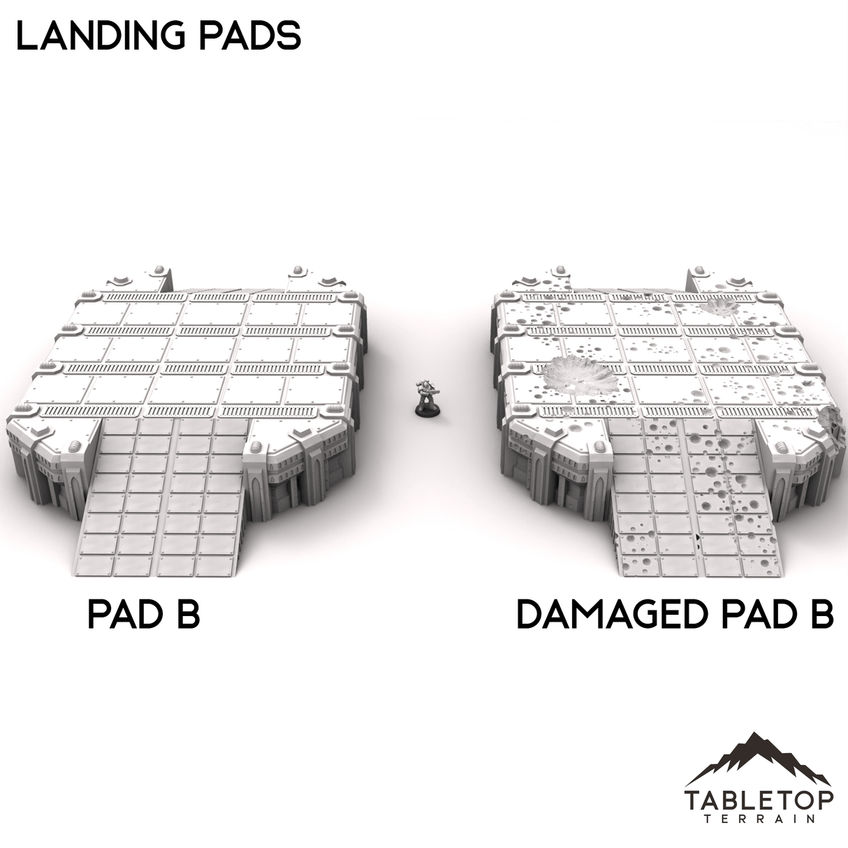 Tabletop Terrain Terrain 28/32mm / Landing Pad B Phoebian V Airfield