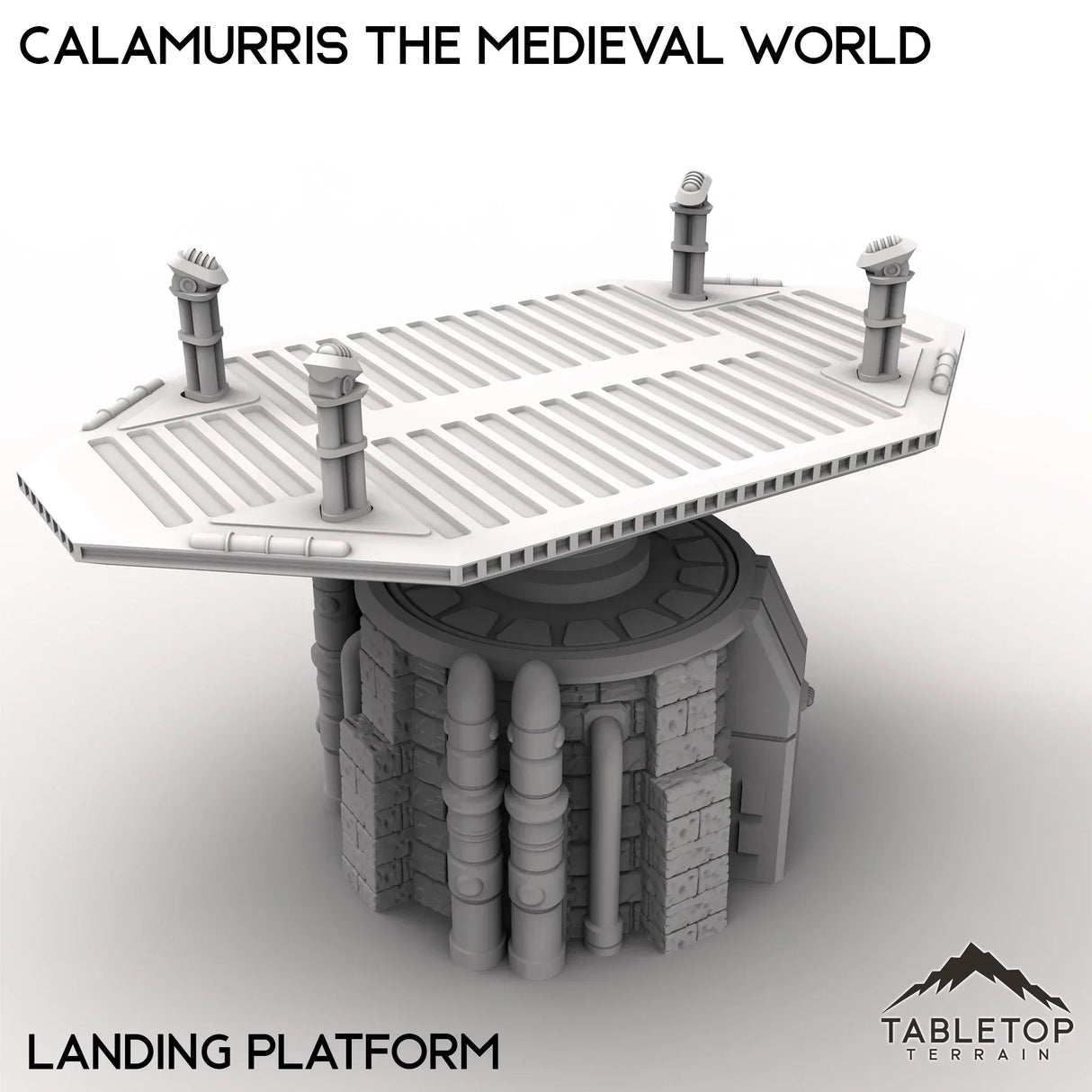 Tabletop Terrain Terrain 28/32mm / Landing Platform Calamurris the Medieval World