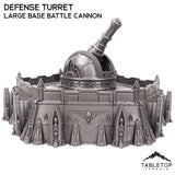 Tabletop Terrain Terrain 28/32mm / Large Base with Battle Cannon Defense Turret