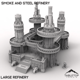 Tabletop Terrain Terrain 28/32mm / Large Refinery Smoke and Steel Refinery