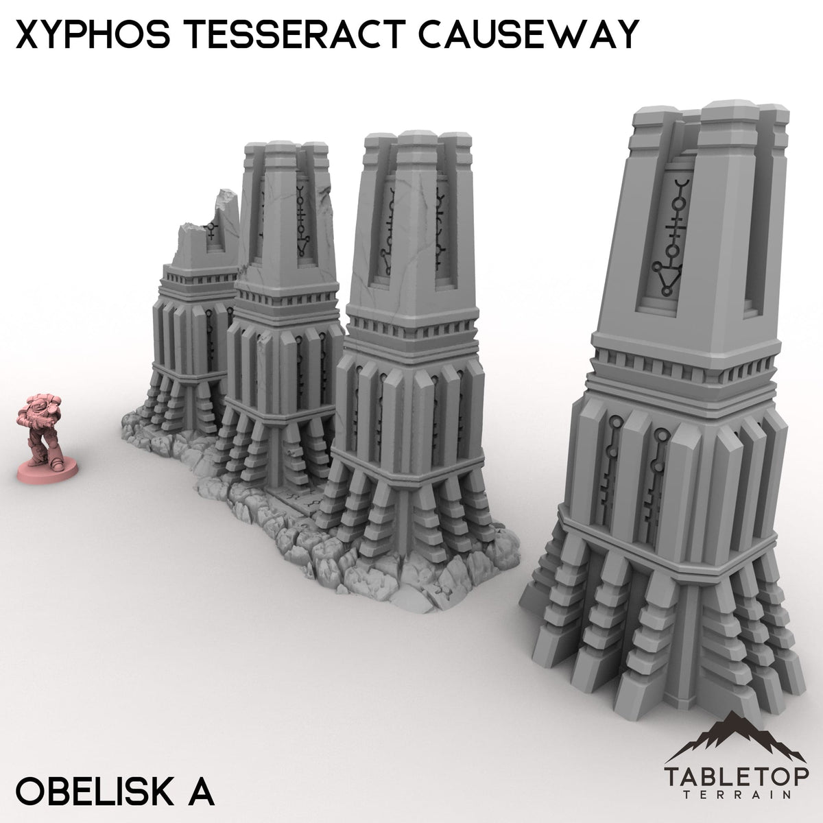 Tabletop Terrain Terrain 28/32mm / Obelisk A Xyphos Tesseract Causeway