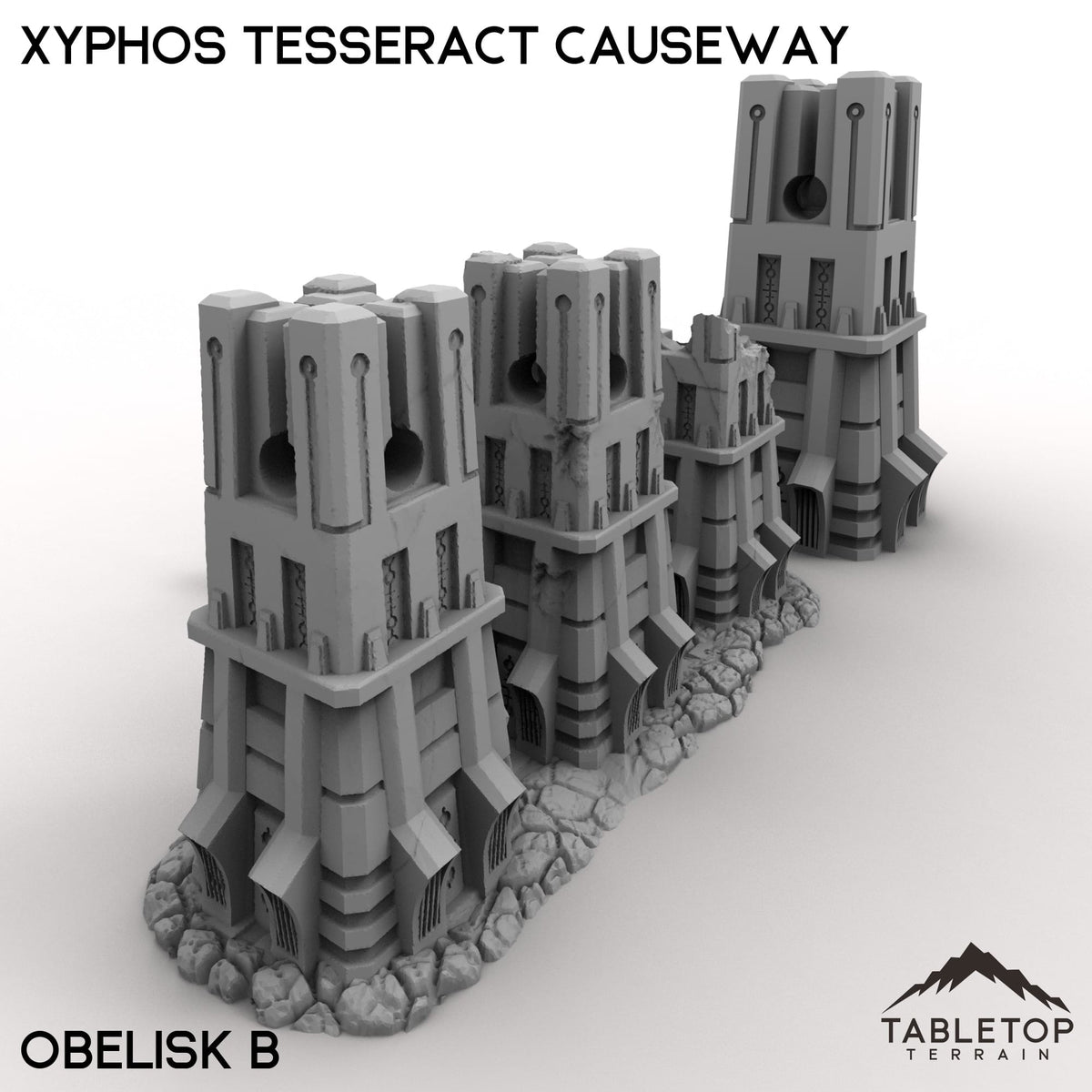 Tabletop Terrain Terrain 28/32mm / Obelisk B Xyphos Tesseract Causeway