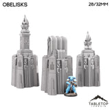 Tabletop Terrain Terrain 28/32mm / Obelisks Krotone, Sorcerer's Planet