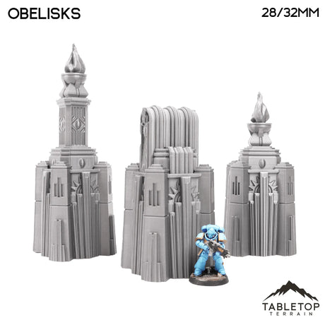 Tabletop Terrain Terrain 28/32mm / Obelisks Krotone, Sorcerer's Planet