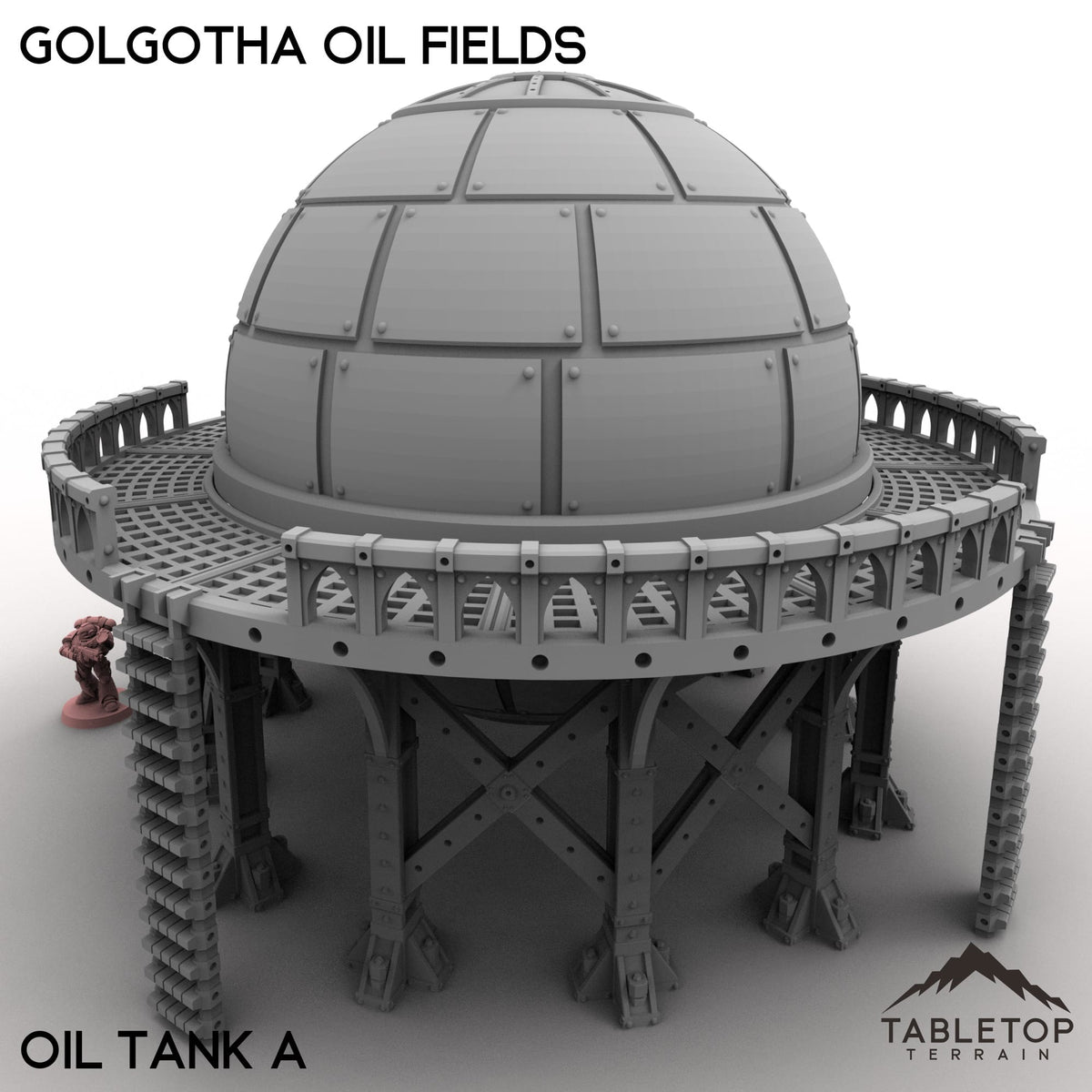 Tabletop Terrain Terrain 28/32mm / Oil Tank A Golgotha Oil Fields