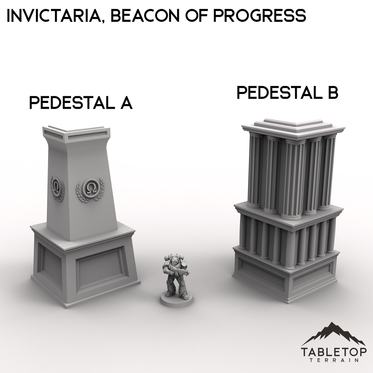 Tabletop Terrain Terrain 28/32mm / Pedestal A Invictaria, Beacon of Progress